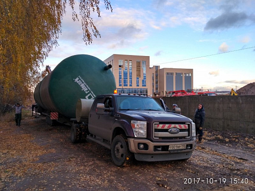 Установка очистных сооружений Rainpark для производственной базы